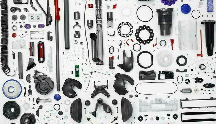 Spare parts background